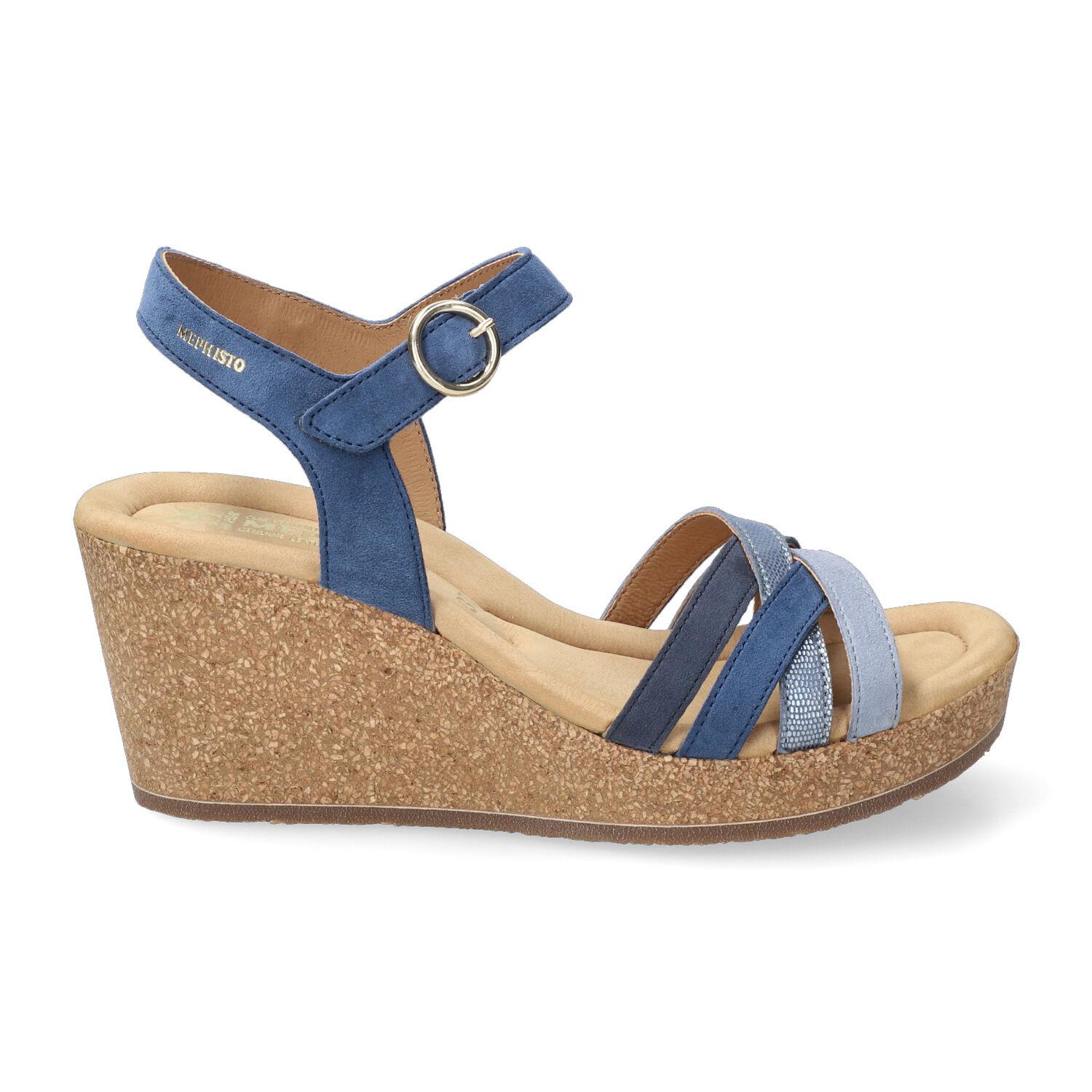 sandales femme modèle Niagara Bleu ciel - Mephisto